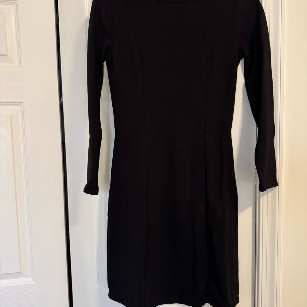 Classic JCREW Black Long Sleeve Shift Dress